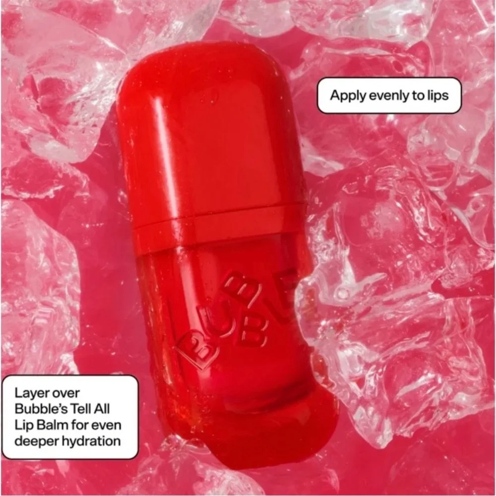 Bubble: Watermelon Lip Serum - Red